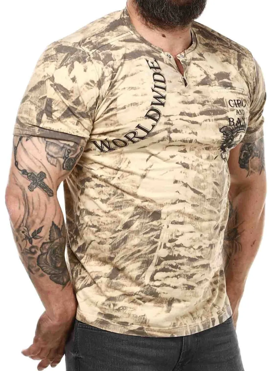 heavy_noise_tshirt__beige_5.webp Heavy Noise T-shirt - Beige^Cipo & Baxx Fashion