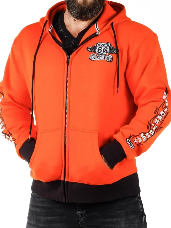 Highway D12 Hoodie - Orange^Dirty 12 Online