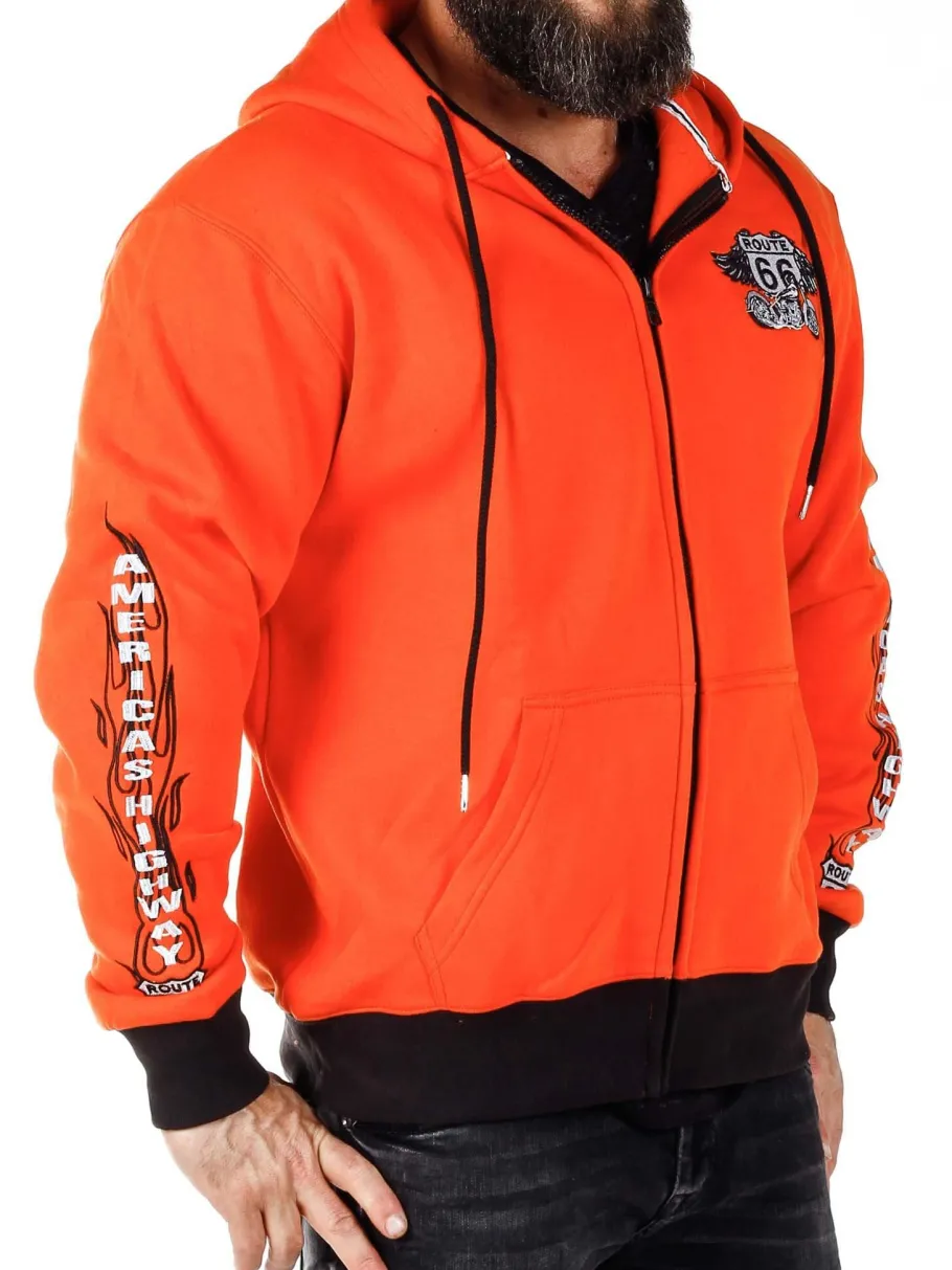 highway_d_hoodie__orange_2.webp Highway D12 Hoodie - Orange^Dirty 12 Online