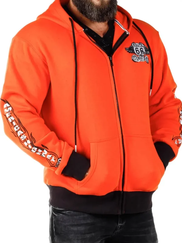 Highway D12 Hoodie - Orange^Dirty 12 Online