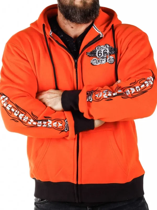 Highway D12 Hoodie - Orange^Dirty 12 Online