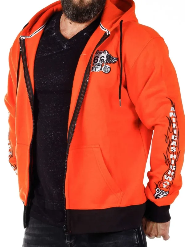 Highway D12 Hoodie - Orange^Dirty 12 Online