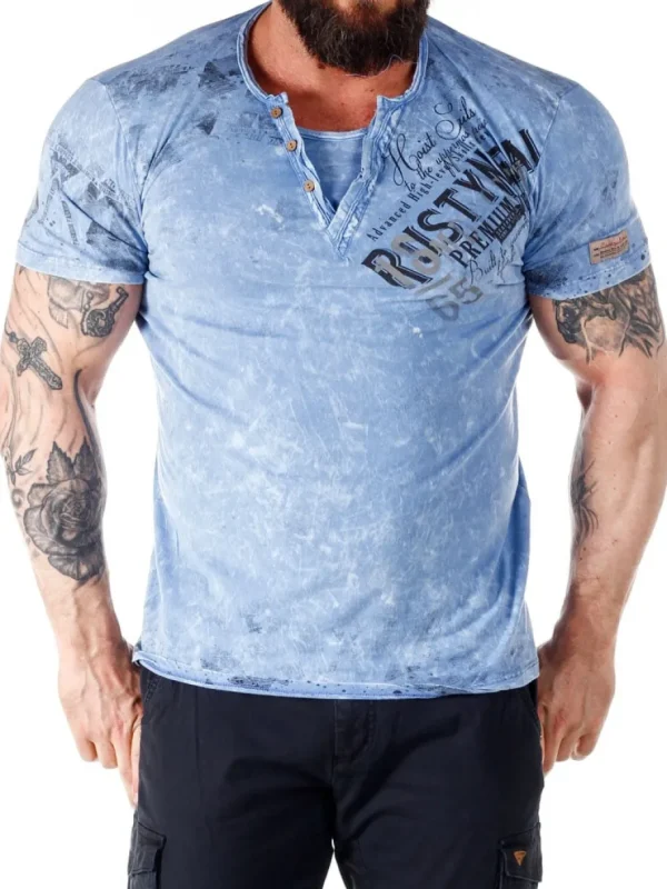 Hoist Sails T-shirt - Blå^Rusty Neal Online