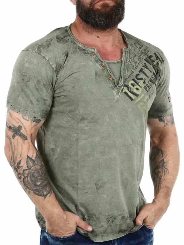 Hoist Sails T-shirt - Grøn^Rusty Neal New