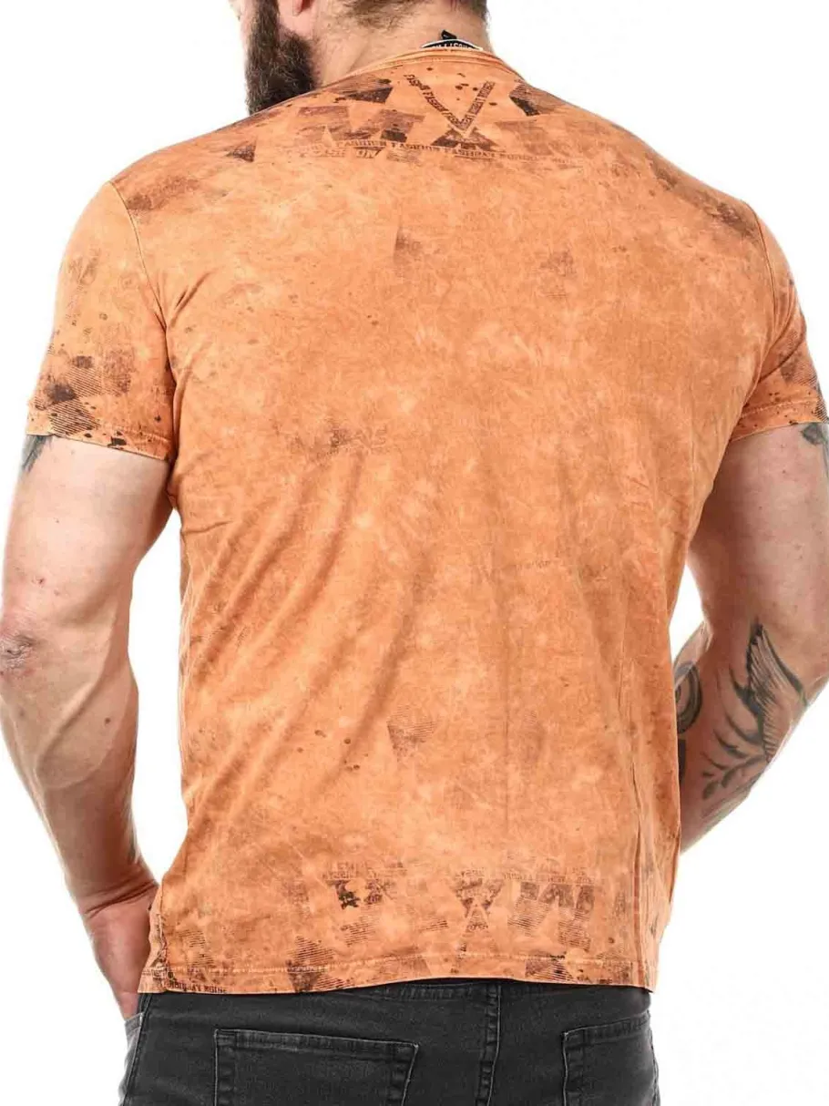 hoist_sails_tshirt__orang_3.webp Hoist Sails T-shirt - Orange^Rusty Neal Fashion