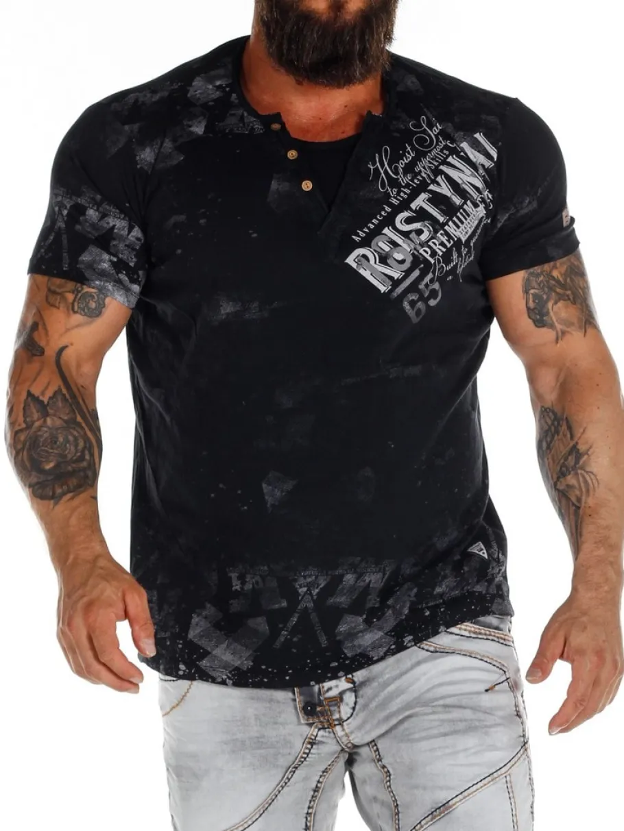 hoist_sails_tshirt__sort_6.webp Hoist Sails T-shirt - Sort^Rusty Neal Sale