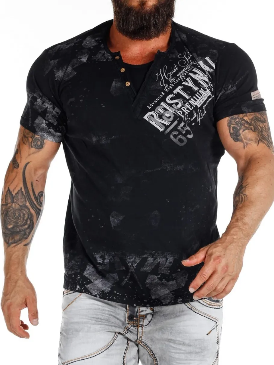 hoist_sails_tshirt__sort_7.webp Hoist Sails T-shirt - Sort^Rusty Neal Sale