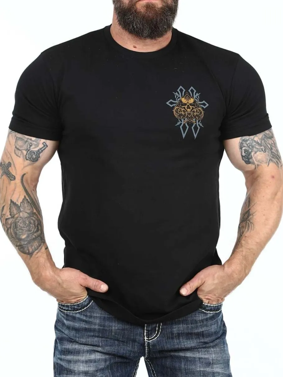 hyraw_ace_of_skull_tshirt_2.webp Ace Of Skull T-shirt - Sort^Hyraw Best