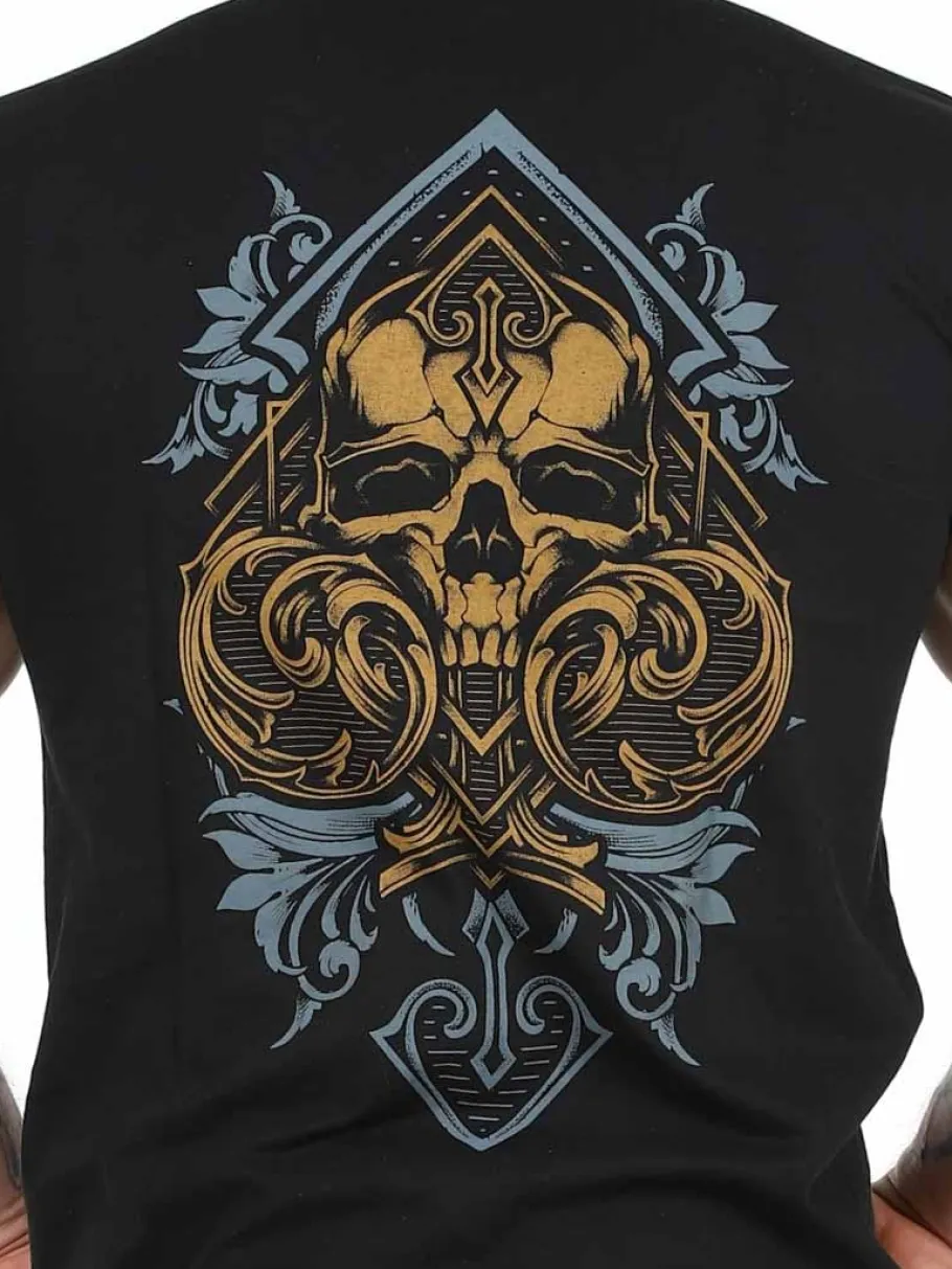 hyraw_ace_of_skull_tshirt_4.webp Ace Of Skull T-shirt - Sort^Hyraw Best