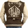 Ace Of Spades Zip Hoodie - Brun/Beige^Hyraw Online