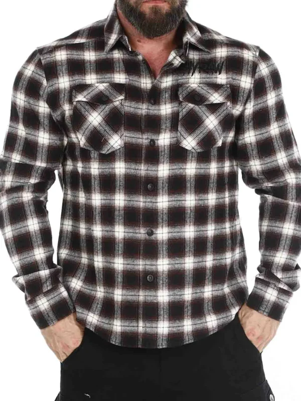 Hyraw Ace Skjorte - Brun^Rockdenim Clearance