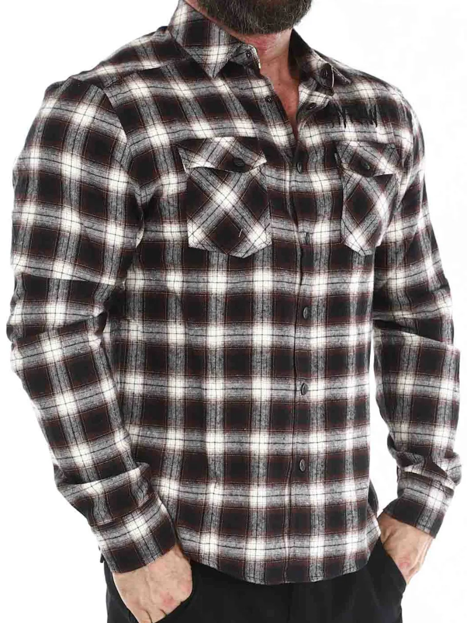 hyraw_ace_skjorte__brun_4.webp Hyraw Ace Skjorte - Brun^Rockdenim Clearance