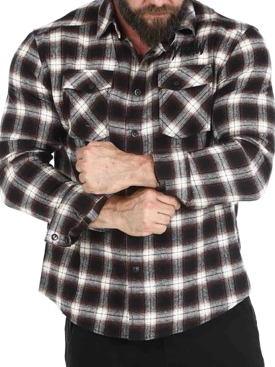 hyraw_ace_skjorte__brun_5.webp Hyraw Ace Skjorte - Brun^Rockdenim Clearance