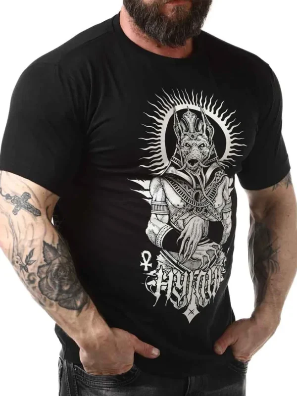 Anubis T-shirt - Sort^Hyraw Sale