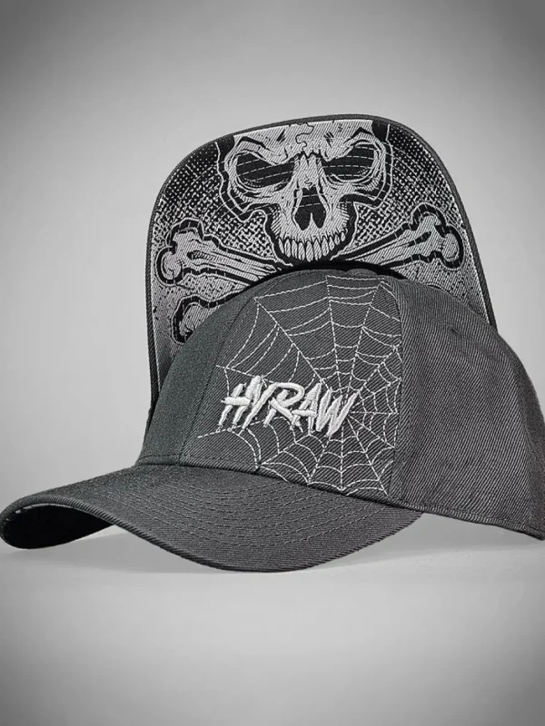 Black Widow Trucker Kasket - Grå^Hyraw Outlet