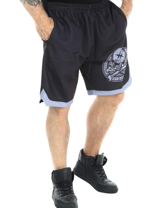Hyraw Blazon Sport Shorts - Sort^Rockdenim Fashion