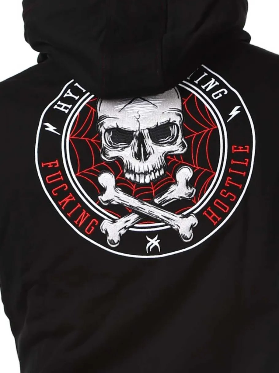 hyraw_blazon_zip_hoodie___2-1.webp Blazon Zip Hoodie - Sort^Hyraw Hot