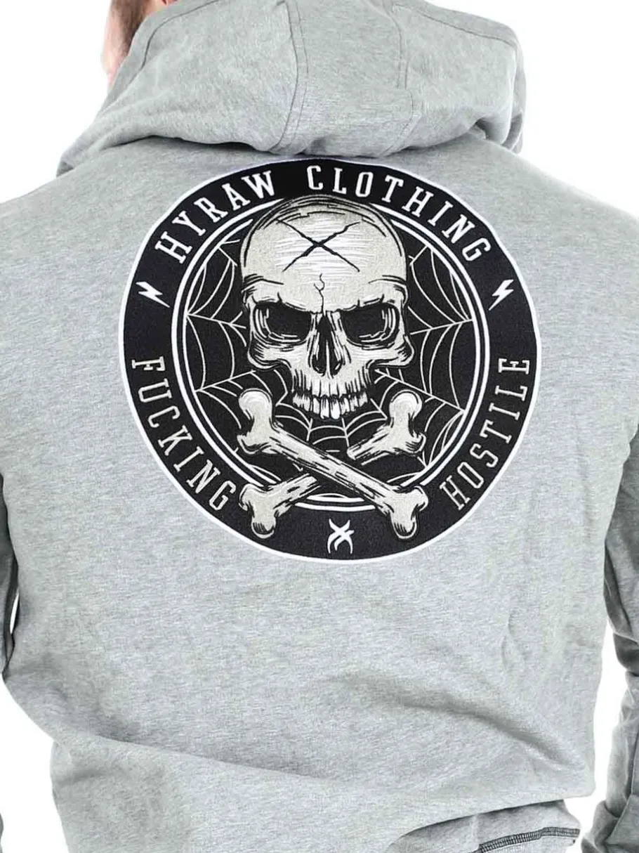 hyraw_blazon_zip_hoodie___5.webp Hyraw Blazon Zip Hoodie - Grå^Rockdenim Discount