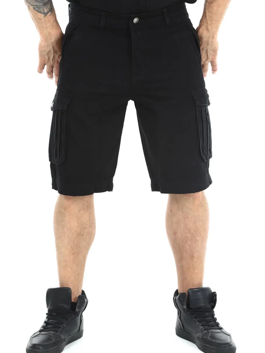 hyraw_cargo_worker_shorts_3.webp Hyraw Cargo Worker Shorts - Sort^Rockdenim Clearance
