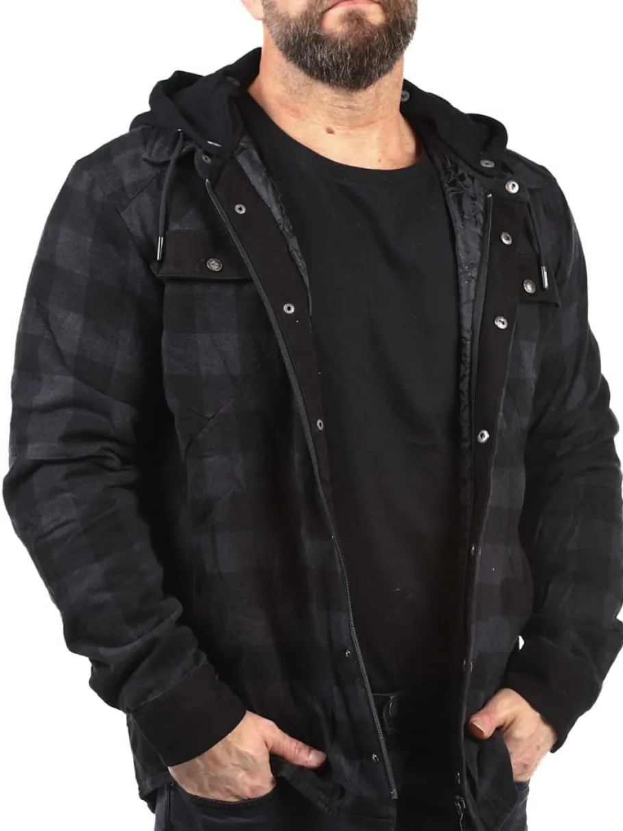 hyraw_dark_days_jakke__so_5.webp Dark Days Jakke - Sort^Hyraw Outlet