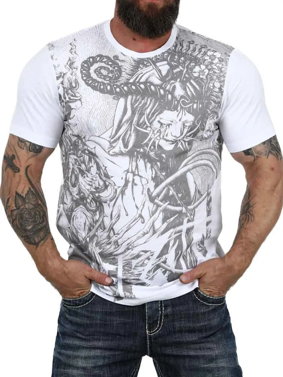 hyraw_death_trip_tshirt___2.webp Death Trip T-shirt - Hvid^Hyraw Online