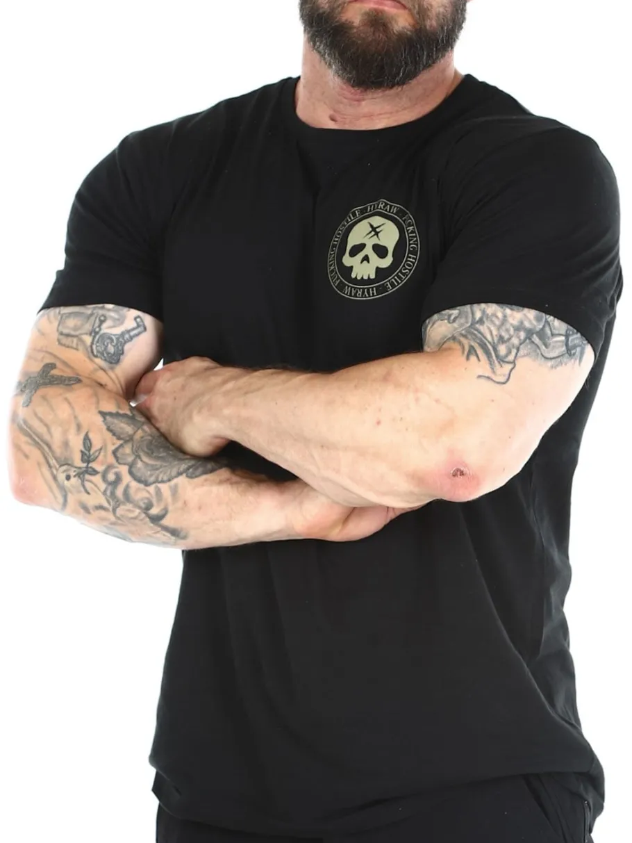 hyraw_empire_tshirt__sort_5.webp Hyraw Empire T-Shirt - Sort^Rockdenim Outlet