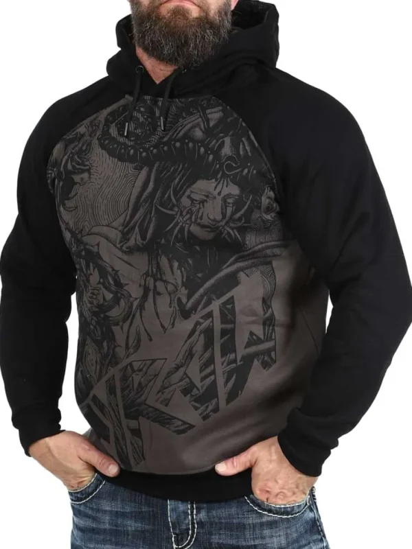 Eyes Trip Hoodie - Sort/Grå^Hyraw Fashion
