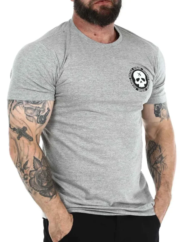 Hyraw Fck Off T-Shirt - Grå^Rockdenim Online