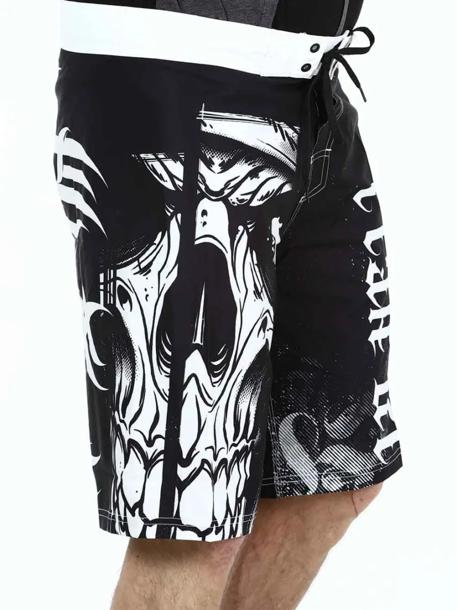 hyraw_hostile_as_f_badesh_1.webp Hyraw Hostile As F*** Badeshorts - Sort/Hvid^Rockdenim Online