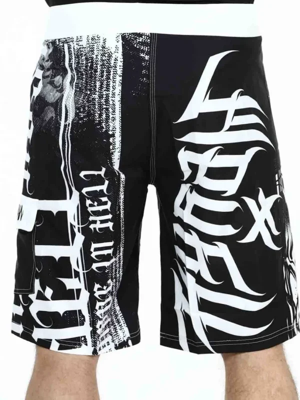 Hyraw Hostile As F*** Badeshorts - Sort/Hvid^Rockdenim Online