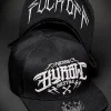 Hostile Kasket - Sort/Hvid^Hyraw Fashion
