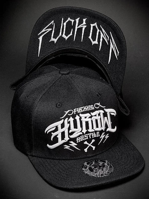 Hostile Kasket - Sort/Hvid^Hyraw Fashion