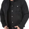 Hunter Sherpa Jeansjakke - Sort^Hyraw Clearance