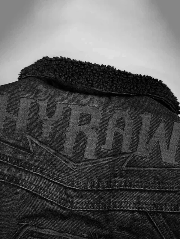 Hunter Sherpa Jeansjakke - Sort^Hyraw Clearance