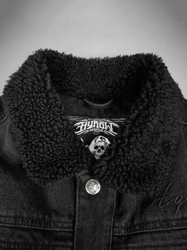 Hunter Sherpa Jeansjakke - Sort^Hyraw Clearance