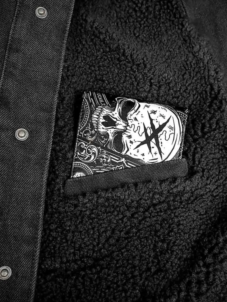 hyraw_hunter_sherpa_jeans_14.webp Hunter Sherpa Jeansjakke - Sort^Hyraw Clearance