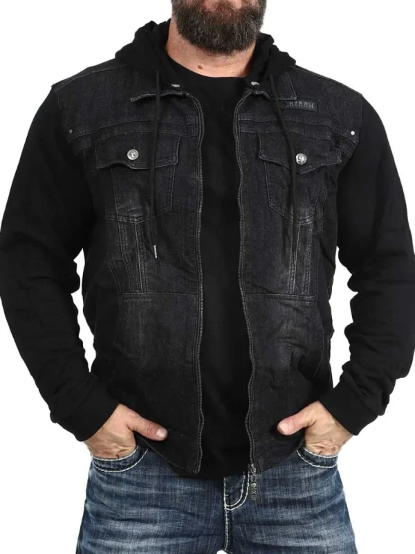 In Da Street Jeansjakke - Sort^Hyraw Clearance