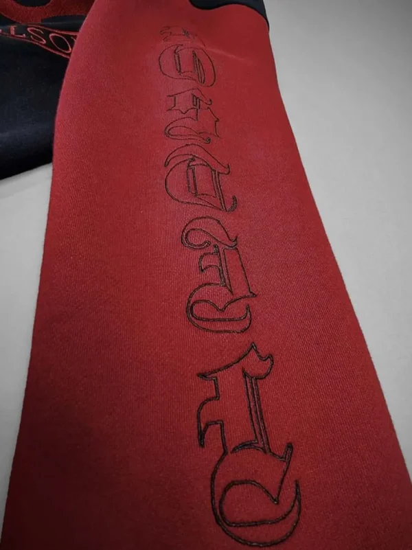 Red Skull Zip Hoodie - Sort/Rød^Hyraw Fashion
