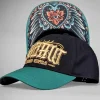 Sacred Heart Trucker Kasket - Sort/Grøn^Hyraw Discount