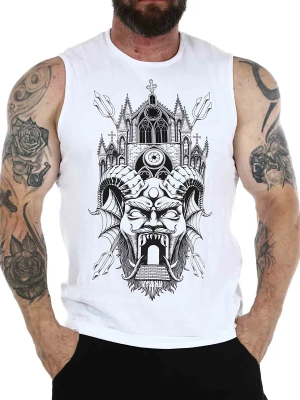 Hyraw Temple Tanktop - Hvid^Rockdenim Best