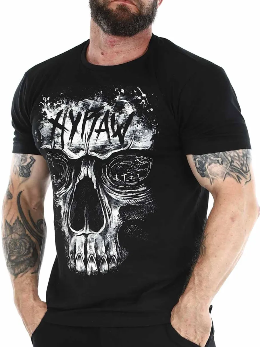 hyraw_terror_tshirt__sort_4.webp Hyraw Terror T-Shirt - Sort^Rockdenim New