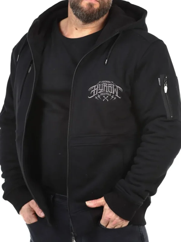 Thunderdome Jakke - Sort^Hyraw Online