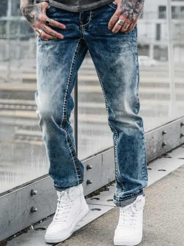Industrial Jeans - Blå^Cipo & Baxx Fashion
