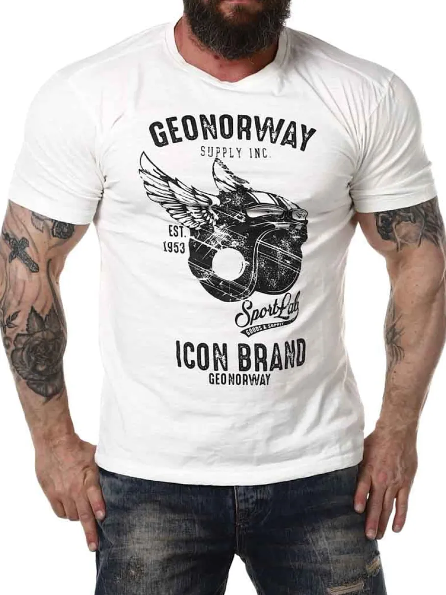 jarley_geo_norway_tshirt__3-1.webp Jarley Geo Norway T-shirt - Hvid^Geographical Norway Fashion