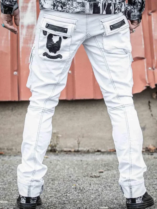 Jethro Jeans - Hvid^Kingz Discount