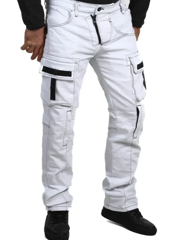Jethro Jeans - Hvid^Kingz Discount