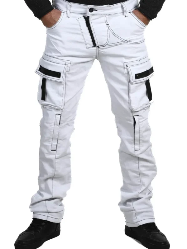 Jethro Jeans - Hvid^Kingz Discount