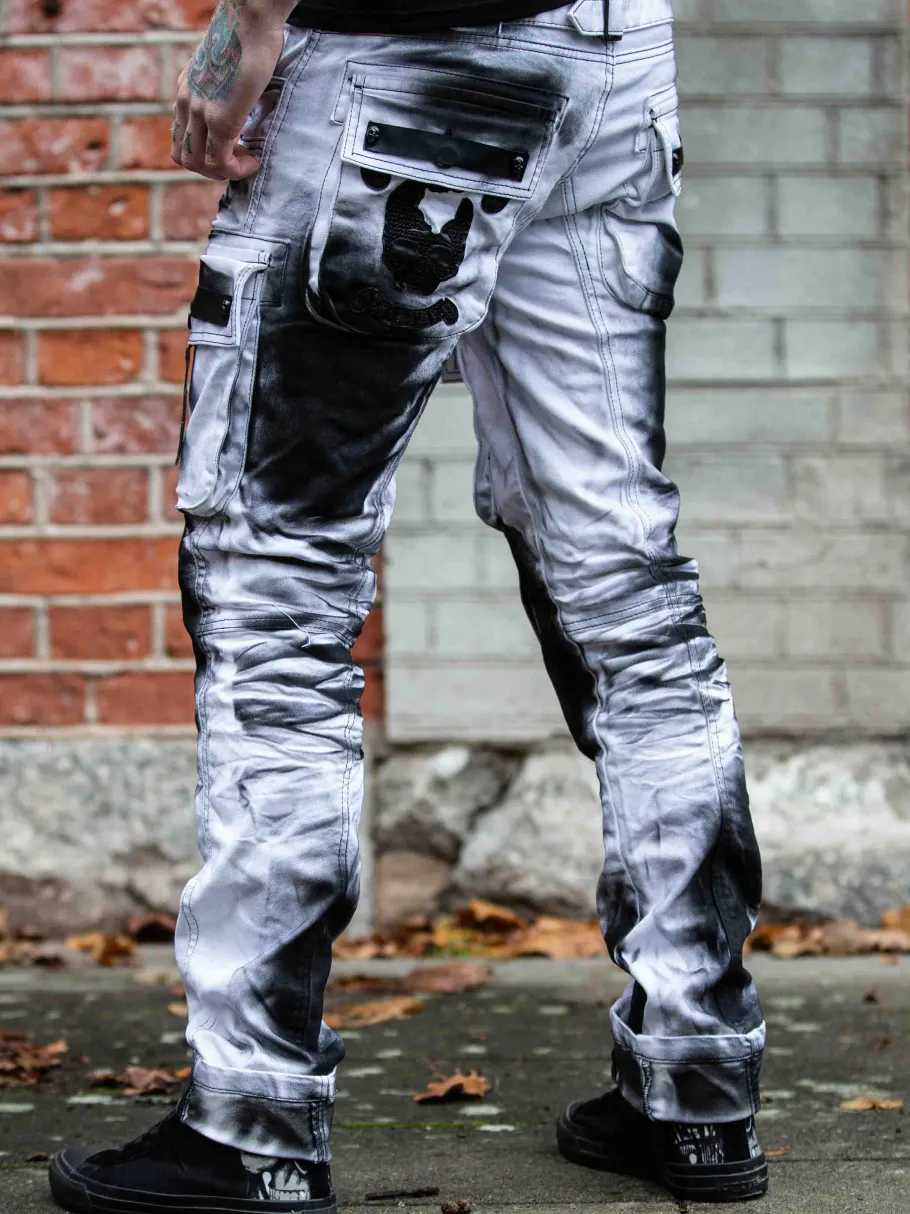 jethro_kingz_jeans__hvids_1.webp Jethro Jeans - Hvid/Sort^Kingz Fashion