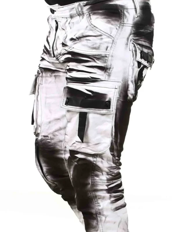 Jethro Jeans - Hvid/Sort^Kingz Fashion