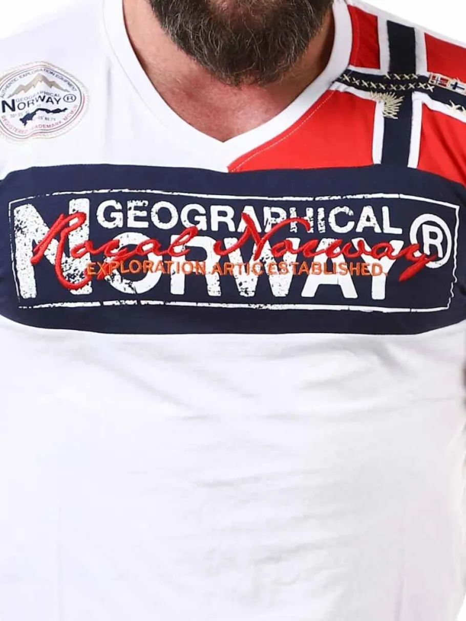jidney_geo_norway_tshirt__1-1.webp Jidney Geo Norway T-shirt - Hvid^Geographical Norway Best